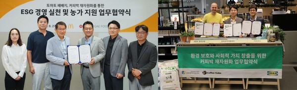 한국맥도날드, 이케아(왼쪽부터)