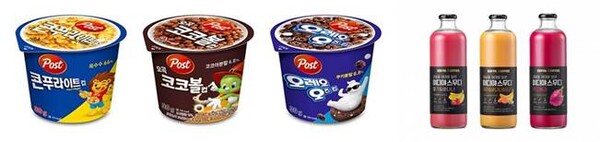 동서식품, 이디야커피 (왼쪽부터)