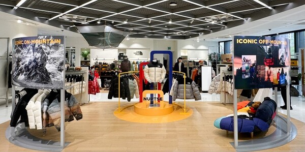 노스페이스 명동 플래그십 스토어 2층 내 ‘눕시 팝업존’ 모습