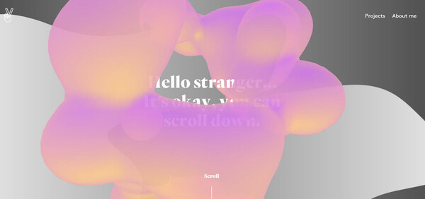 레트로한 느낌이 물씬 풍기는 Julie Bonnemoy의 개인 포트폴리오