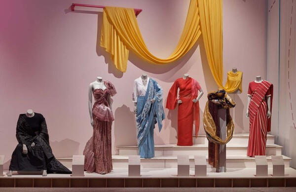 The Offbeat Sari exhibition, UK. ©Andy Stagg