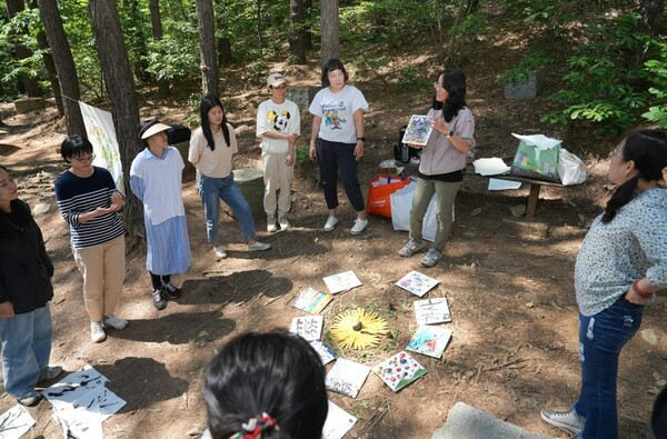 2024 치유도 예술로_숲을 그리고 나를 만나다_장동산림욕장