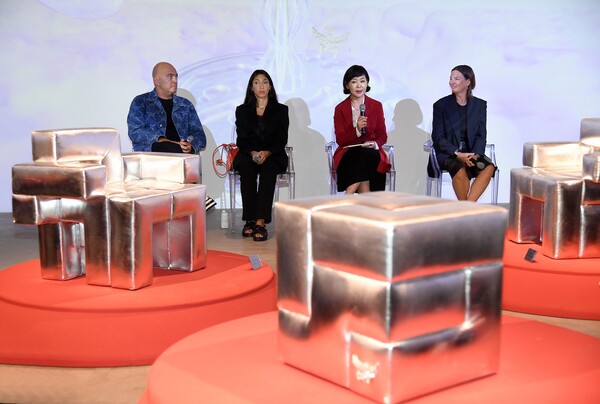 알베르토 비아게티, 로라 발다사리, 숨프로젝트 이지윤 대표, 사빈 브루너 GBCO (왼쪽부터)