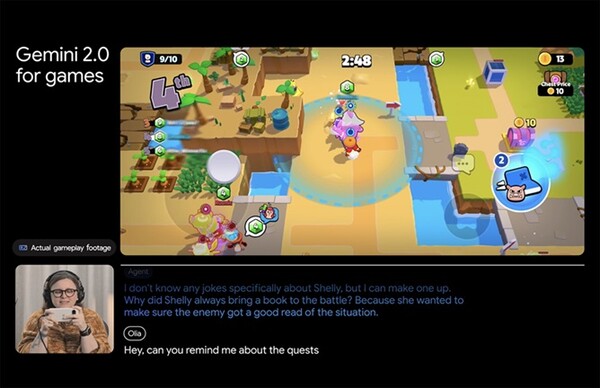 제미나이 2.0 게임 적용 예시