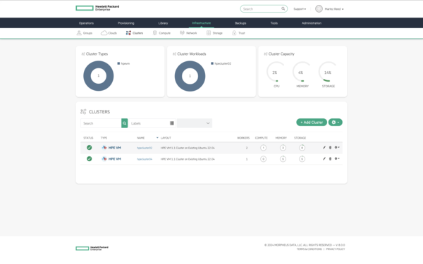 HPE VM 에센셜 소프트웨어