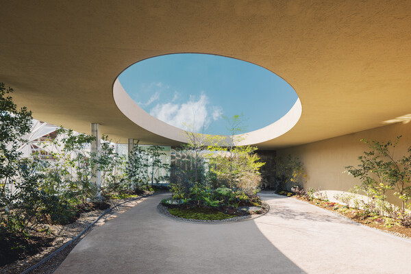 우먼스 파빌리온 2층에 위치한 정원.  ©Victor Picon ©Cartier