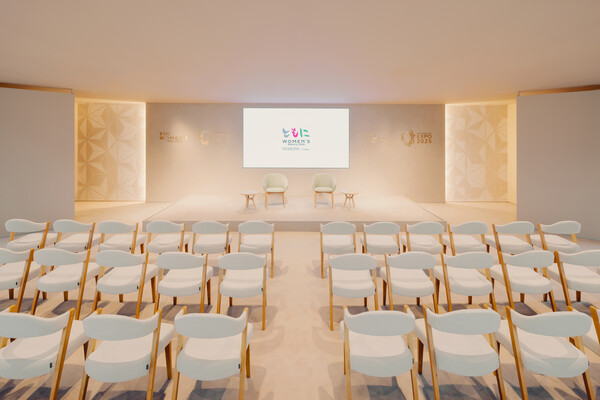 엑스포 기간 동안 주요 글로벌 문제를 다루는 대담이 펼쳐질 와(WA) 스페이스. ©Victor Picon ©Cartier