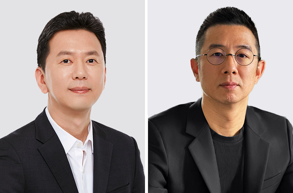 이건전 부사장, 쟈니 신 CMO (왼쪽부터)