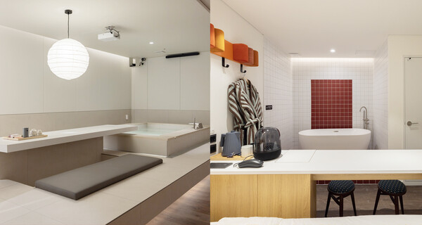 온도 호텔 앤 스파, 누베르 호텔 앤 스파(왼쪽부터)