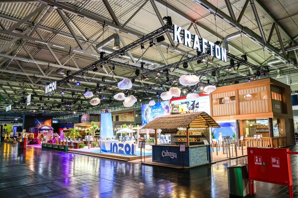 크래프톤 게임스컴 2025 부스 인조이 존