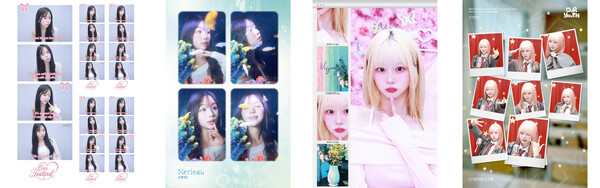 파라다이스시티 플라자에 위치한 인생네컷 매장 포토부스 사진 촬영 결과물 (제공: 인생네컷)