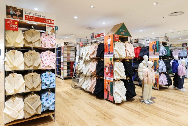 유니클로 롯데백화점 대전점에 새롭게 추가된 키즈 & 베이비존